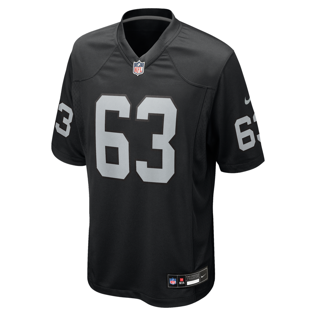 Las Vegas Raiders Gene Upshaw Nike Black Retired Player Game Jersey