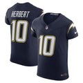 Los Angeles Chargers Justin Herbert Nike Navy Alternate Vapor FUSE Elite Jersey