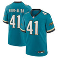 Jacksonville Jaguars Josh Hines - Allen Nike Teal Prowler Throwback Game Jersey