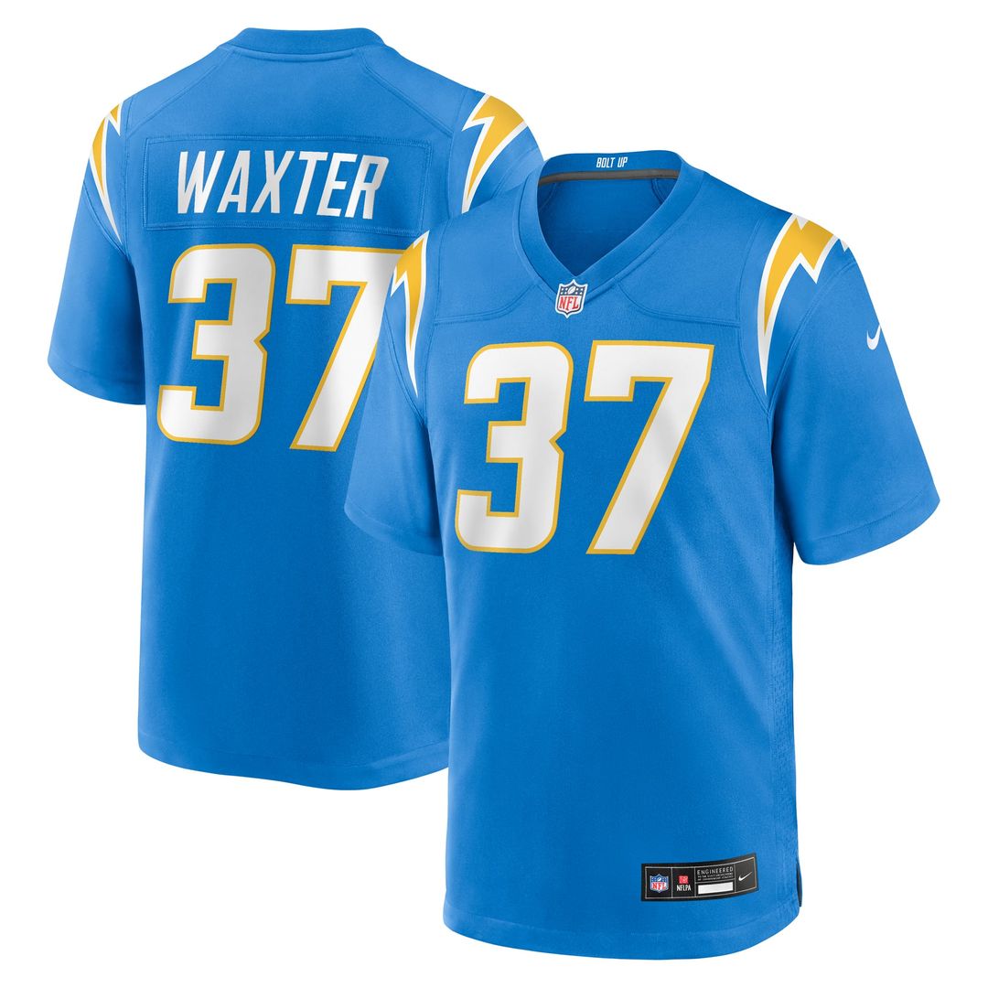 Los Angeles Chargers Isas Waxter Nike Powder Blue Game Jersey