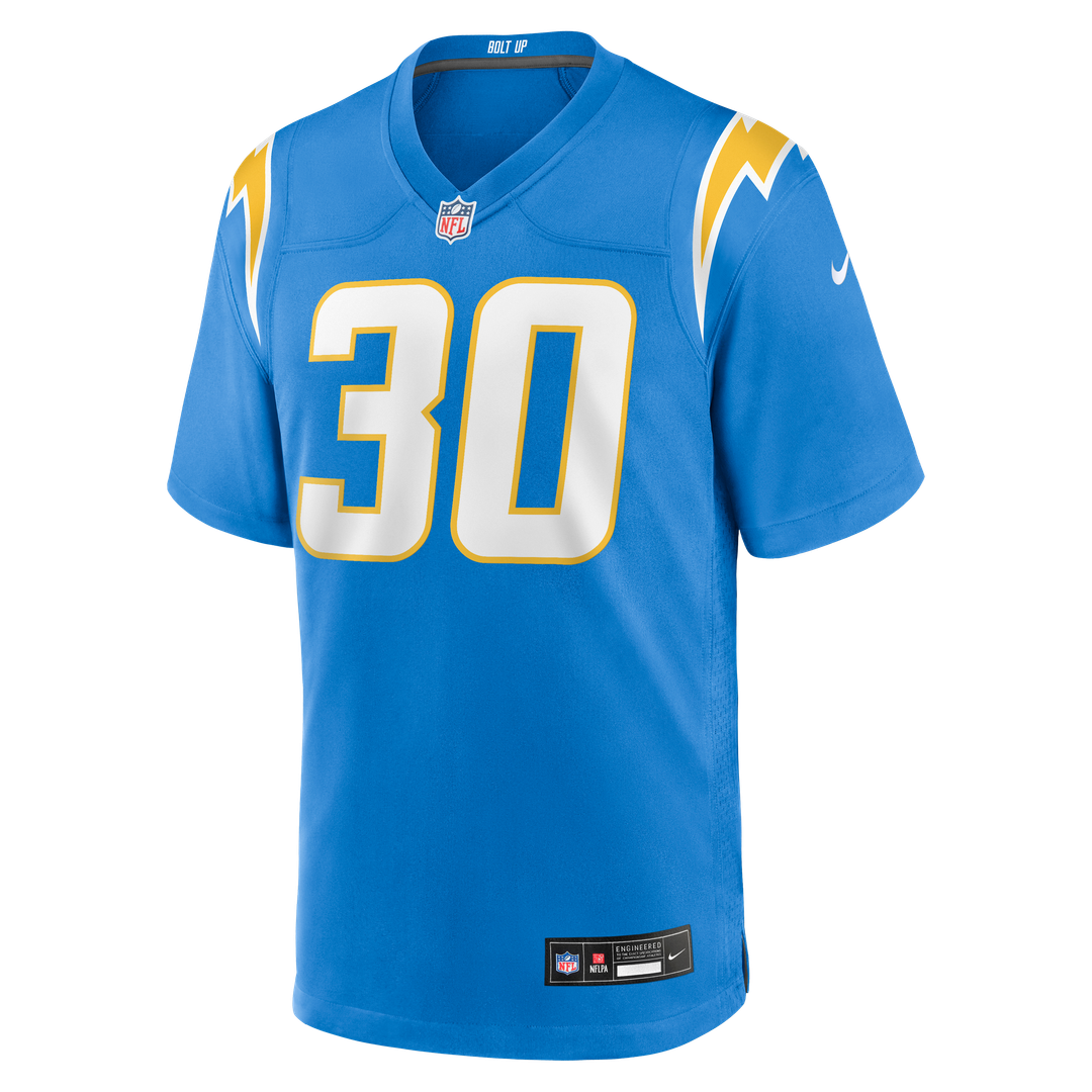 Los Angeles Chargers Alec Ingold Nike Powder Blue Game Jersey
