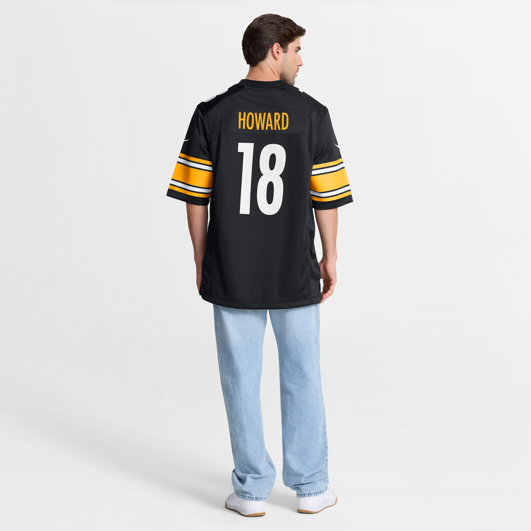 Pittsburgh Steelers Will Howard Nike Black Game Jersey