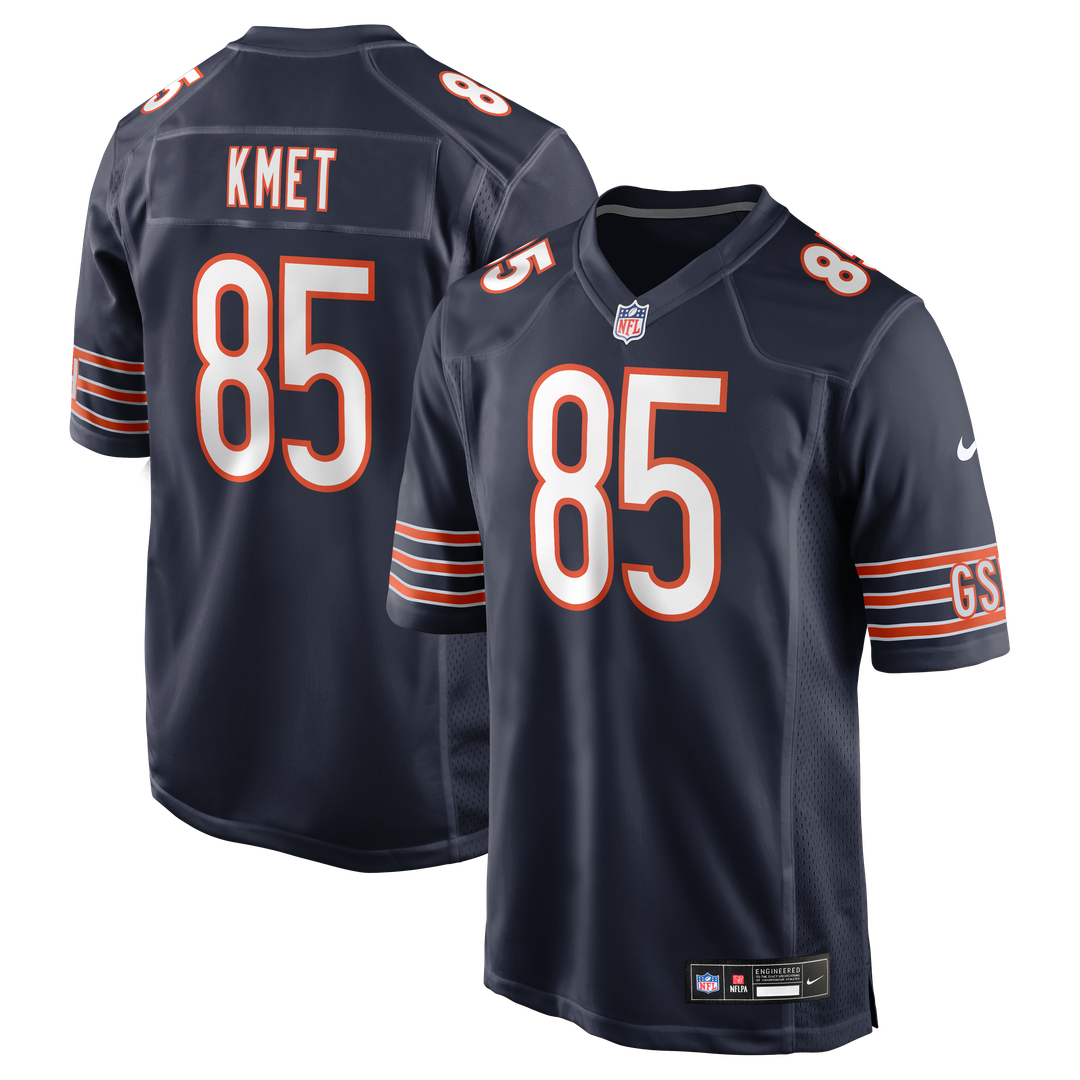 Chicago Bears Cole Kmet Nike Navy Game Jersey