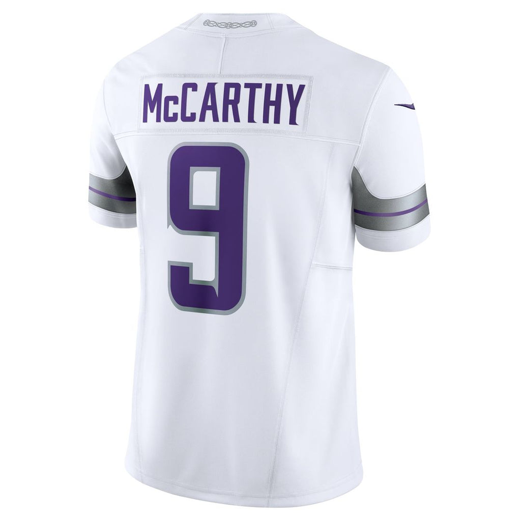 Minnesota Vikings J.J. McCarthy Nike White Vapor FUSE Limited Jersey