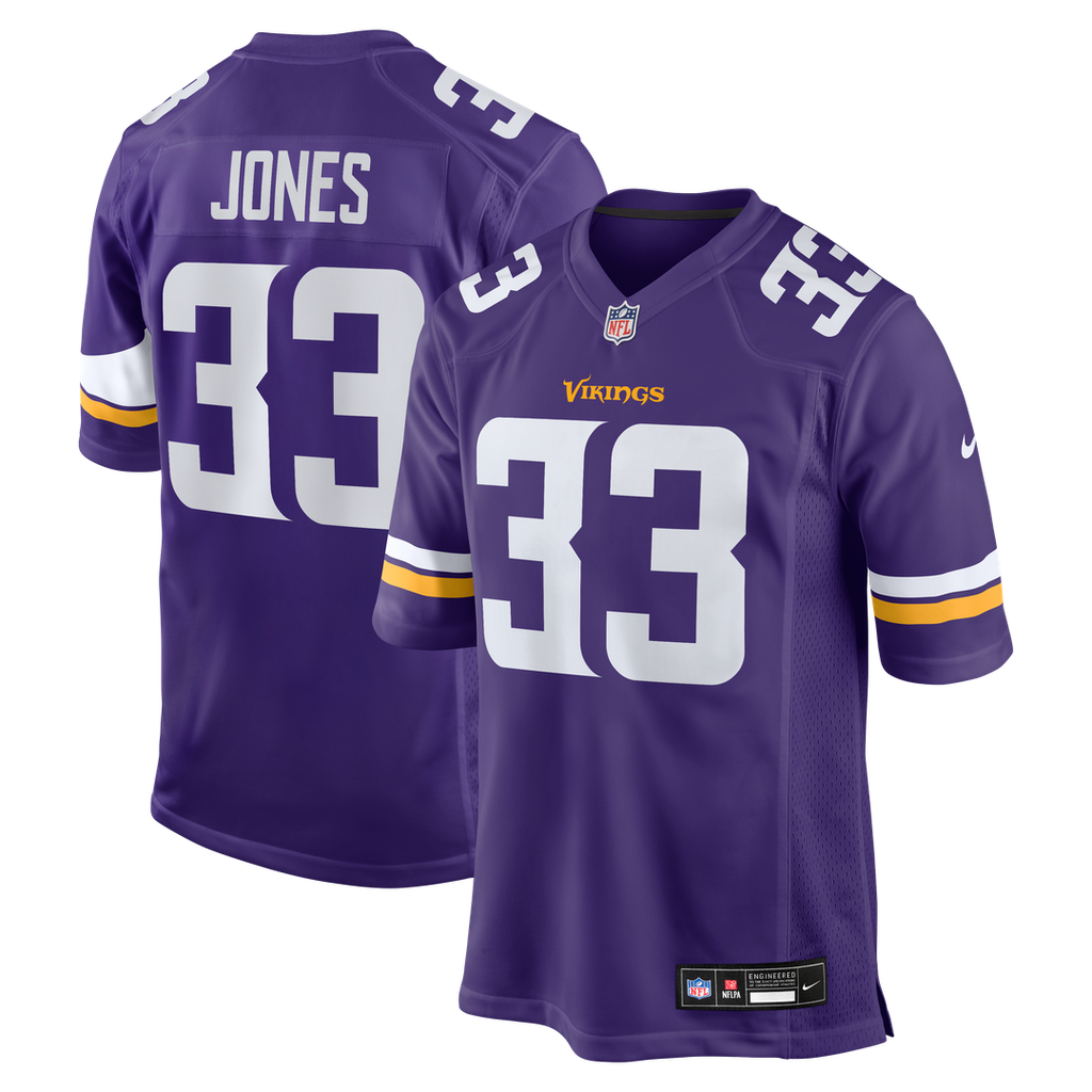 Minnesota Vikings Aaron Jones Nike Purple Game Jersey