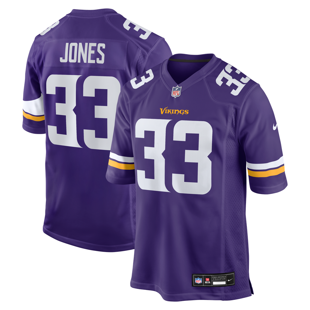 Minnesota Vikings Aaron Jones Nike Purple Game Jersey