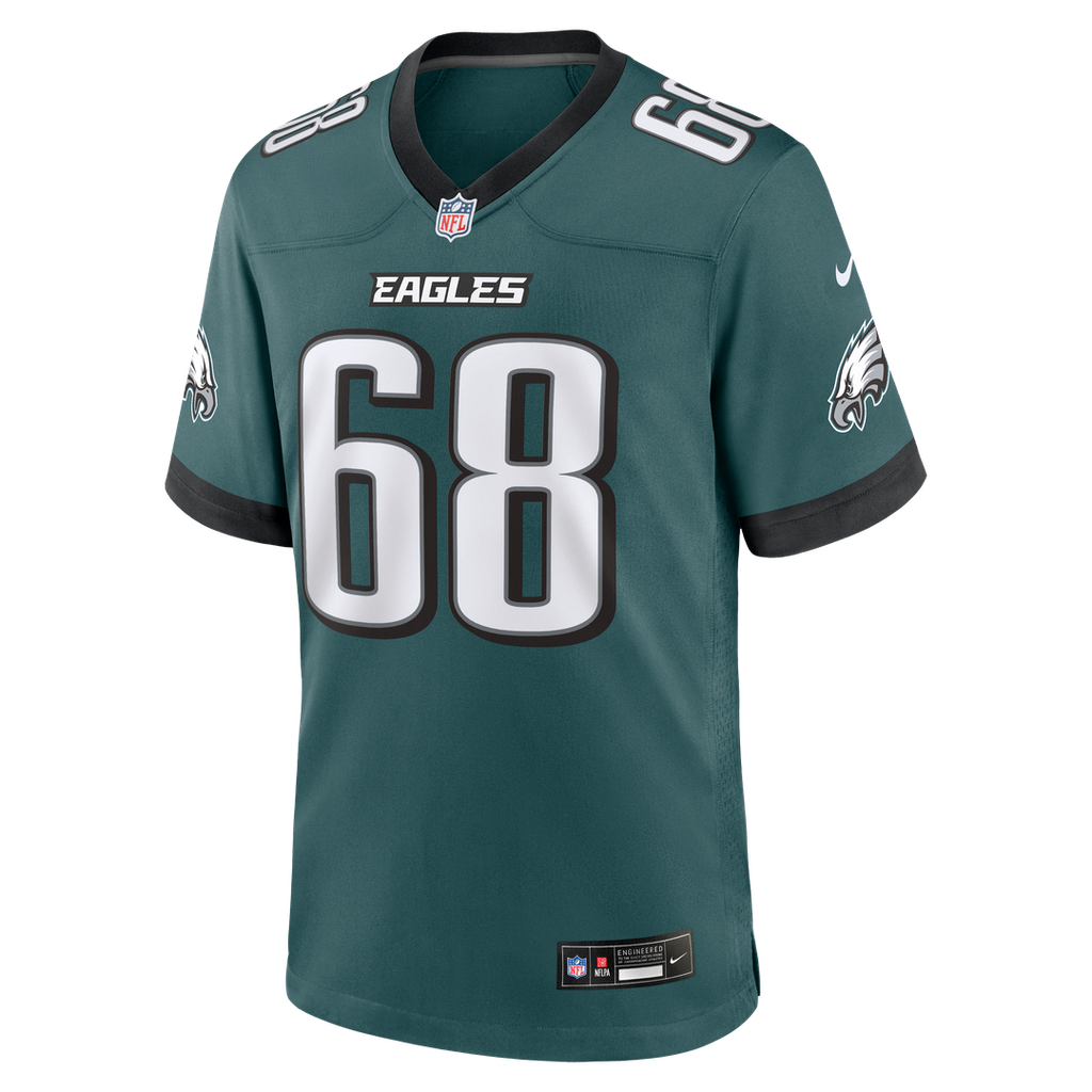 Philadelphia Eagles Jordan Mailata Nike Midnight Green Game Jersey