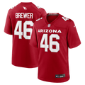 Arizona Cardinals Aaron Brewer Nike Cardinal Game Jersey