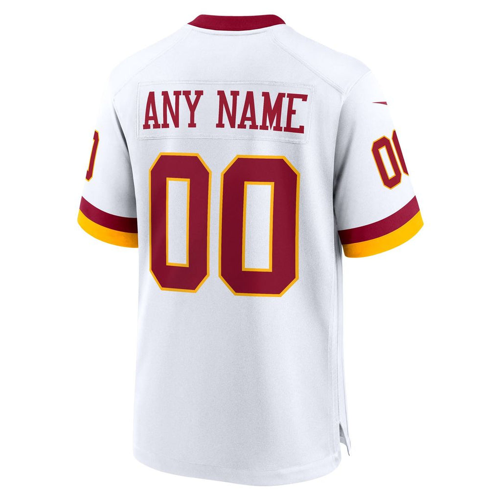 Washington Commanders Nike Black Hail Raiser Alternate Custom Jersey