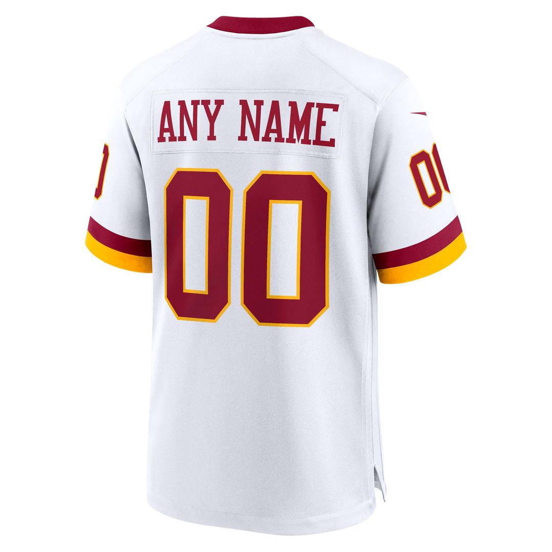 Washington Commanders Nike Black Hail Raiser Alternate Custom Jersey