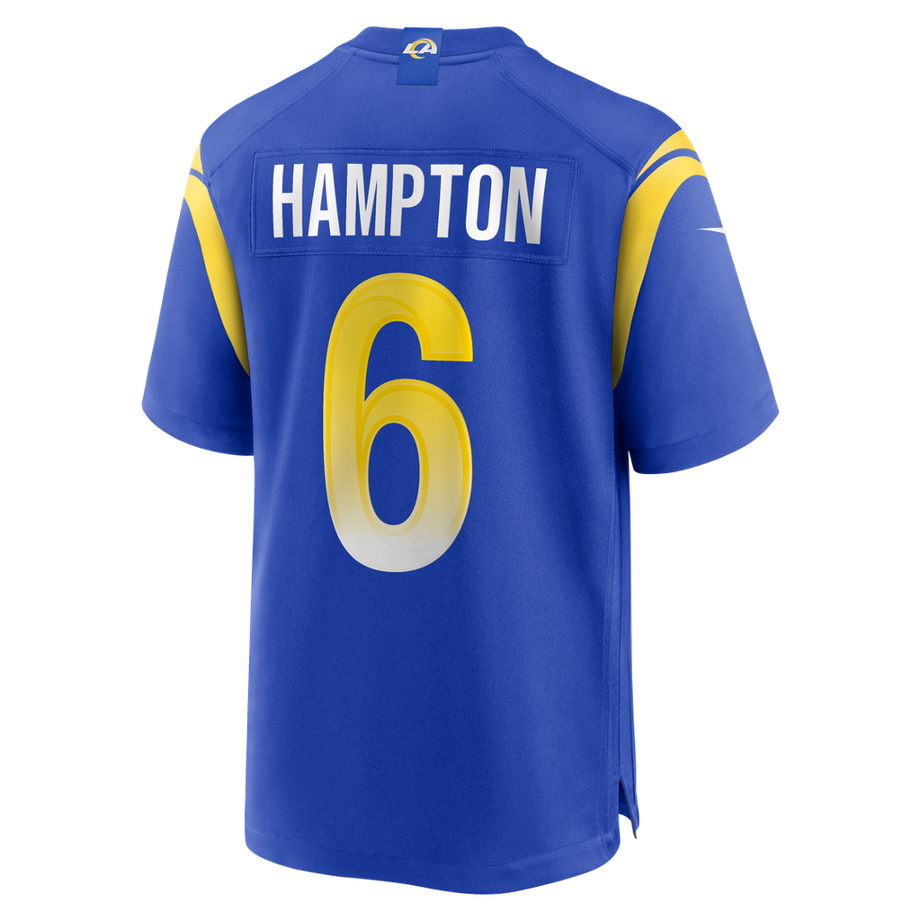 Los Angeles Rams Nick Hampton Nike Royal Game Jersey