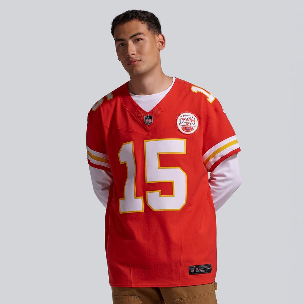 Kansas City Chiefs Patrick Mahomes Nike Red Team Vapor FUSE Elite Jersey