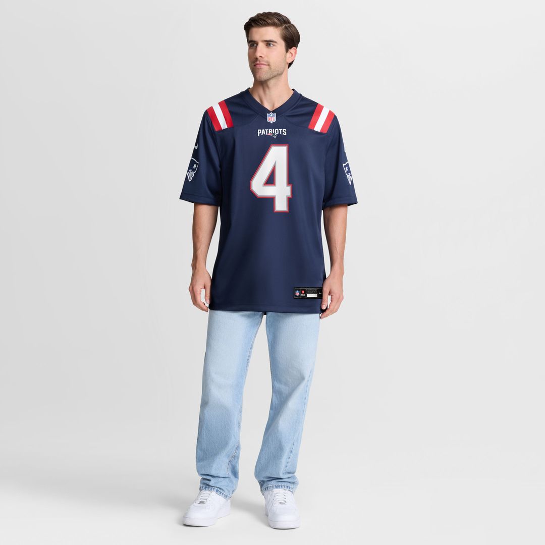 New England Patriots Craig Woodson Nike Navy Game Jersey