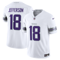 Minnesota Vikings Justin Jefferson Nike White Alternate Vapor FUSE Stitched Limited Jersey