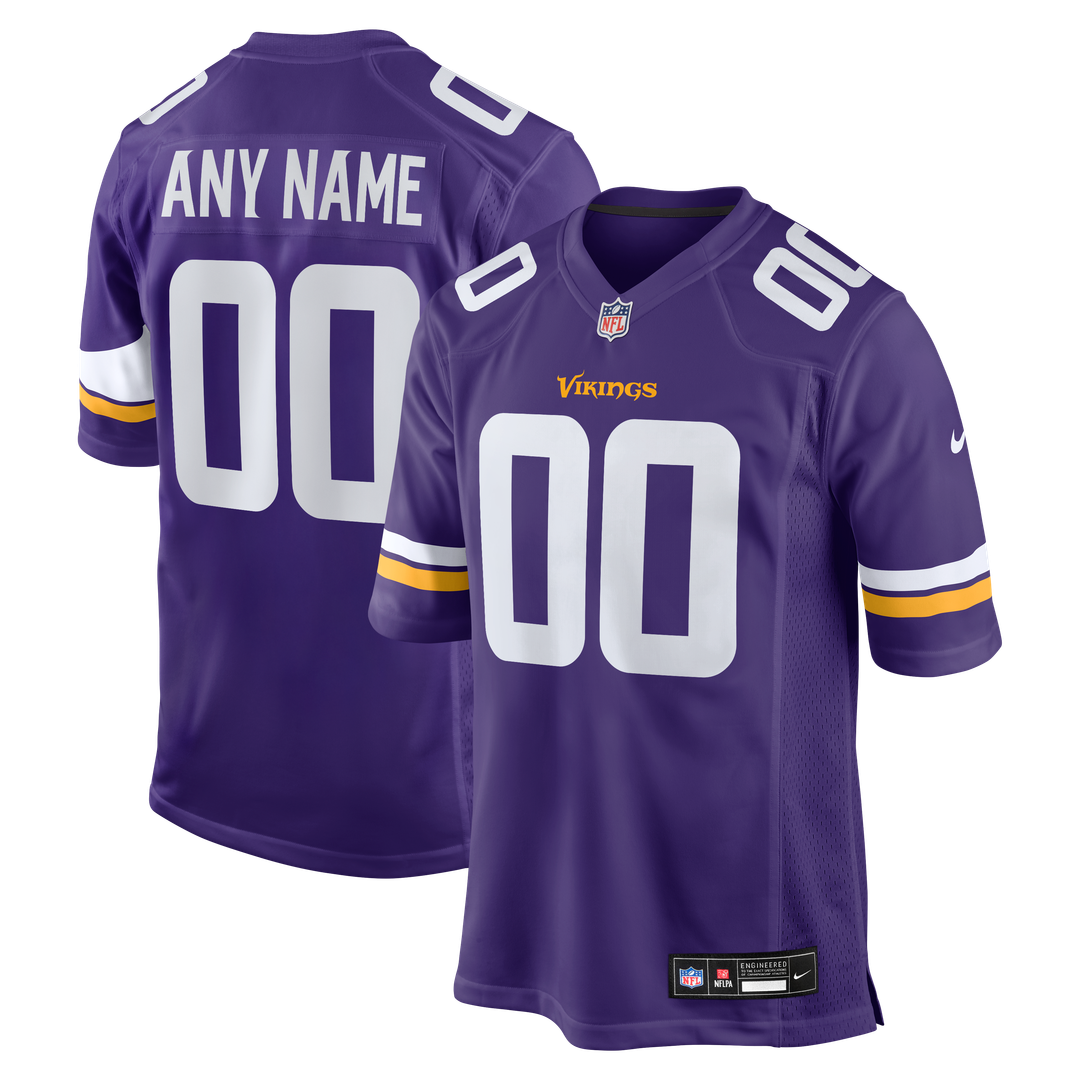 Minnesota Vikings Nike Purple Custom Jersey