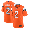 Denver Broncos Patrick Surtain II Nike Orange Game Jersey