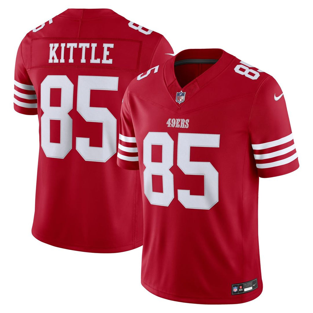 San Francisco 49ers George Kittle Nike Scarlet Team Vapor FUSE Stitched Limited Jersey
