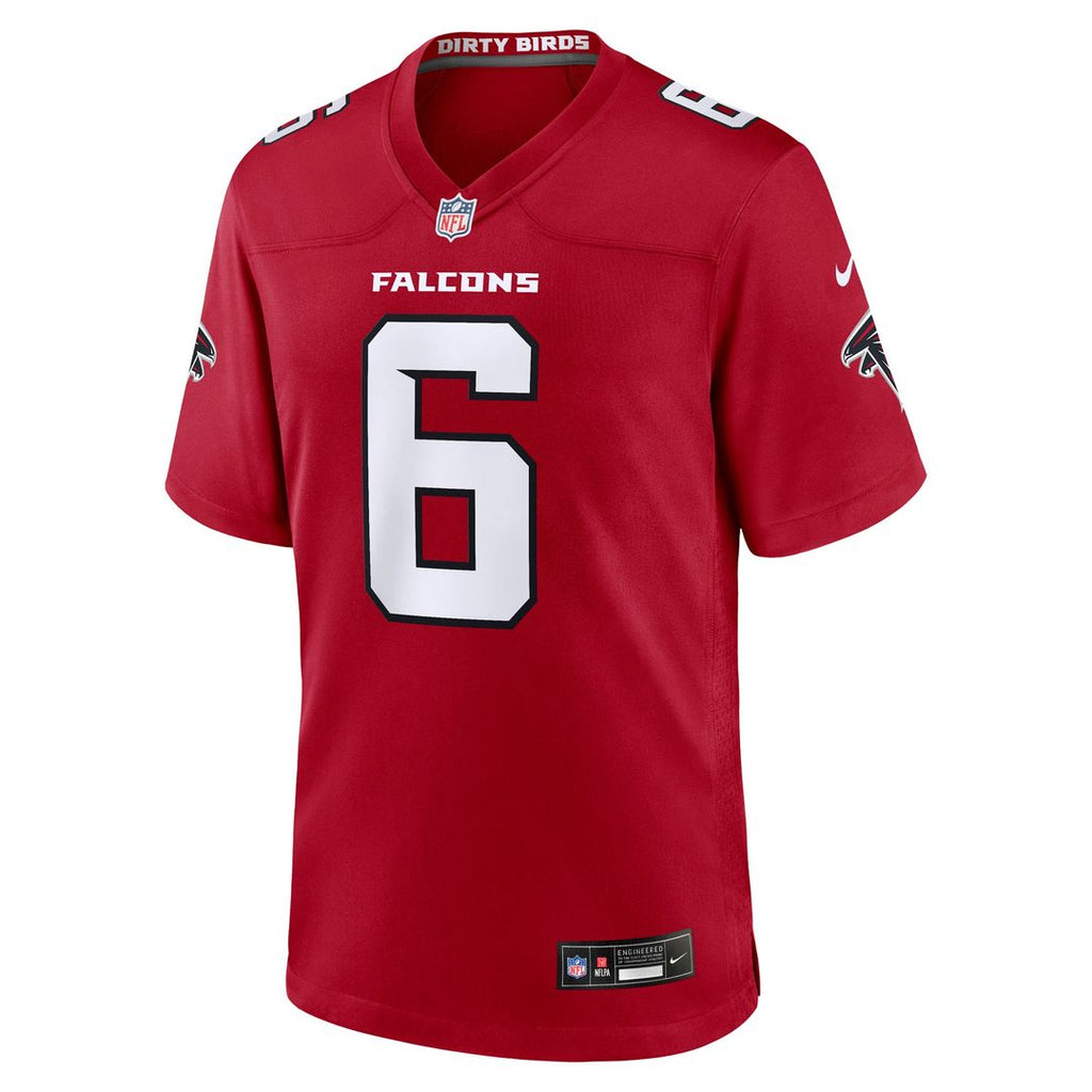 Atlanta Falcons Nick Folk Nike Red Game Jersey