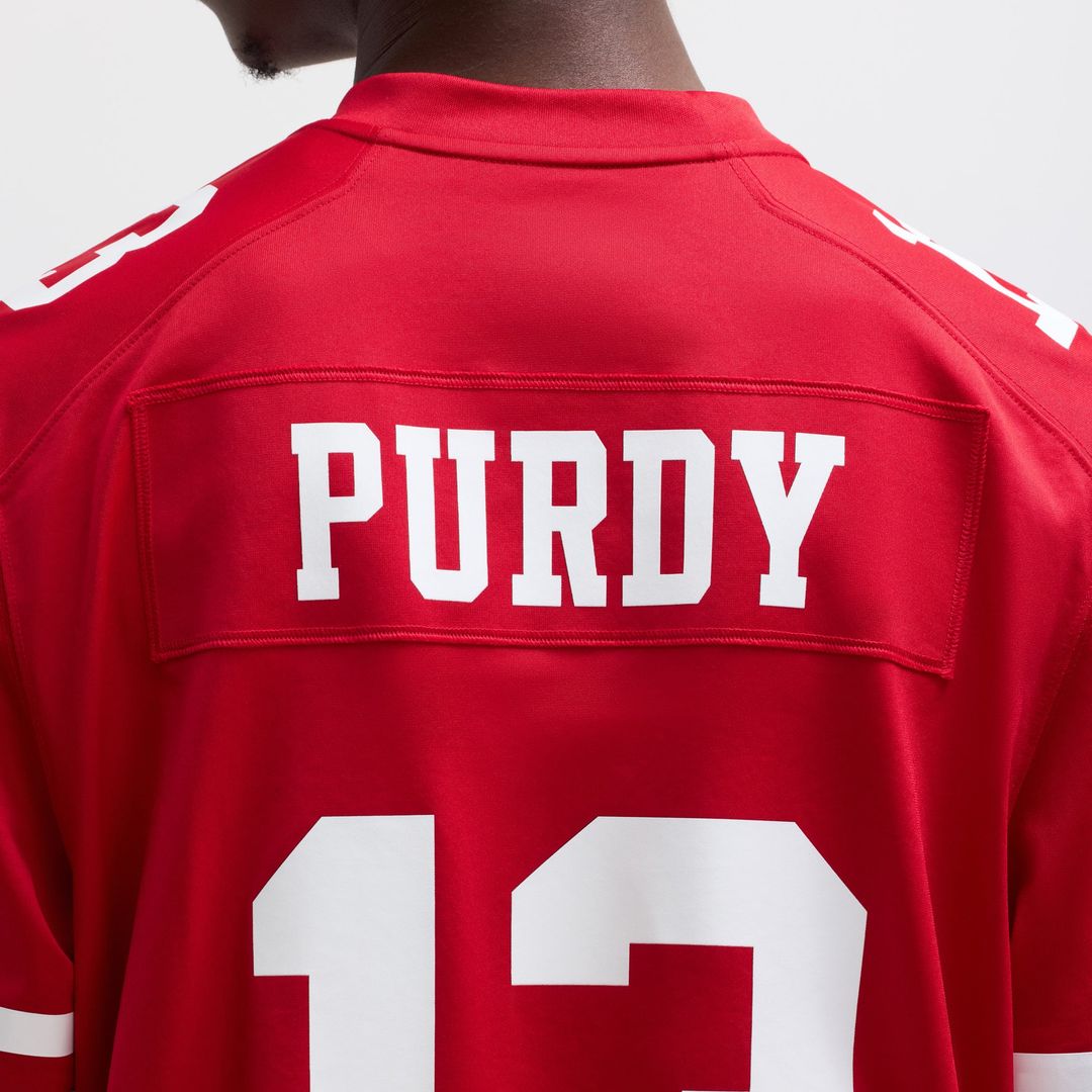 San Francisco 49ers Brock Purdy Nike Scarlet Game Jersey