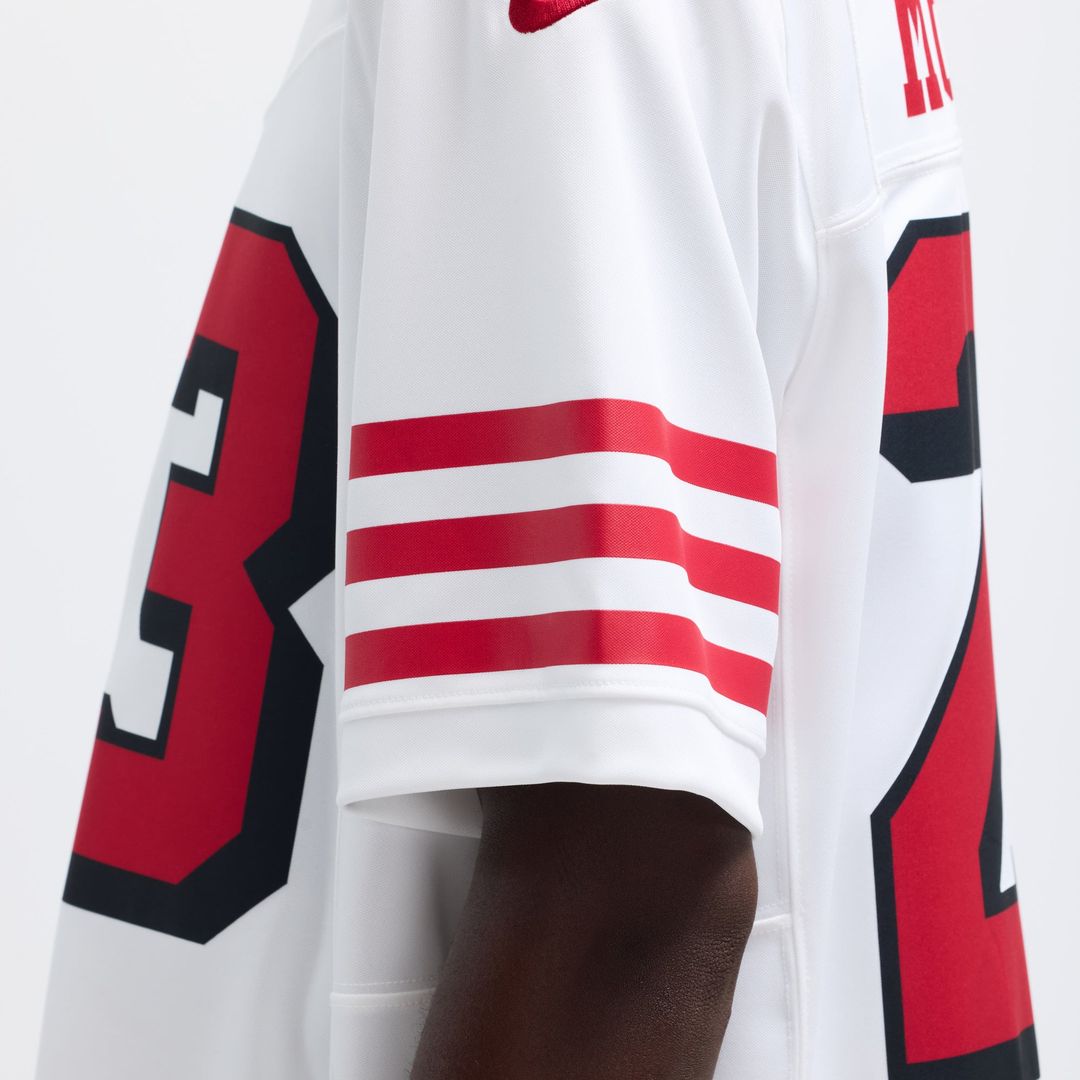 San Francisco 49ers Christian McCaffrey Nike Scarlet Vapor FUSE Limited Jersey