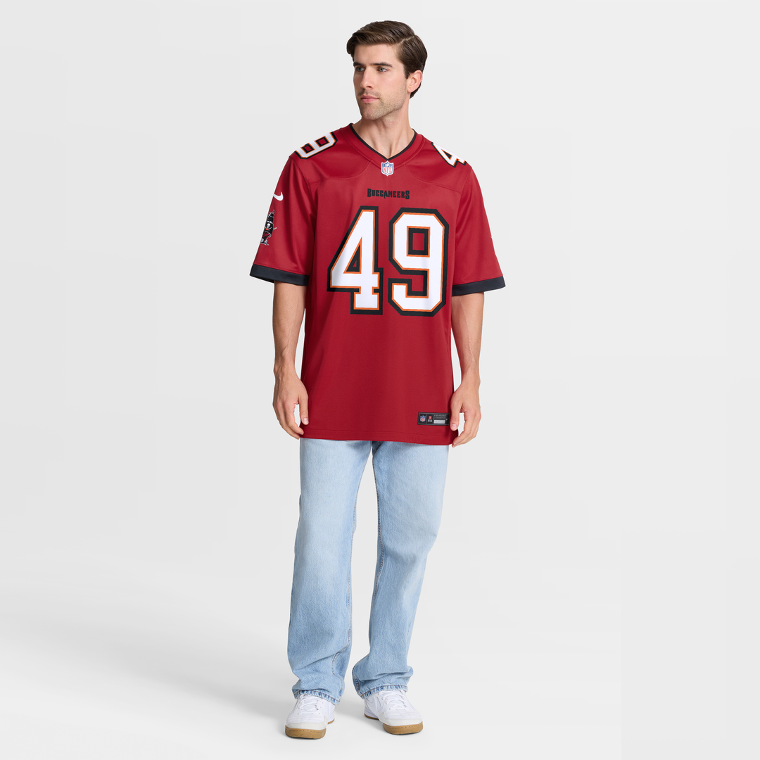 Tampa Bay Buccaneers Owen Wright Nike Red Game Jersey