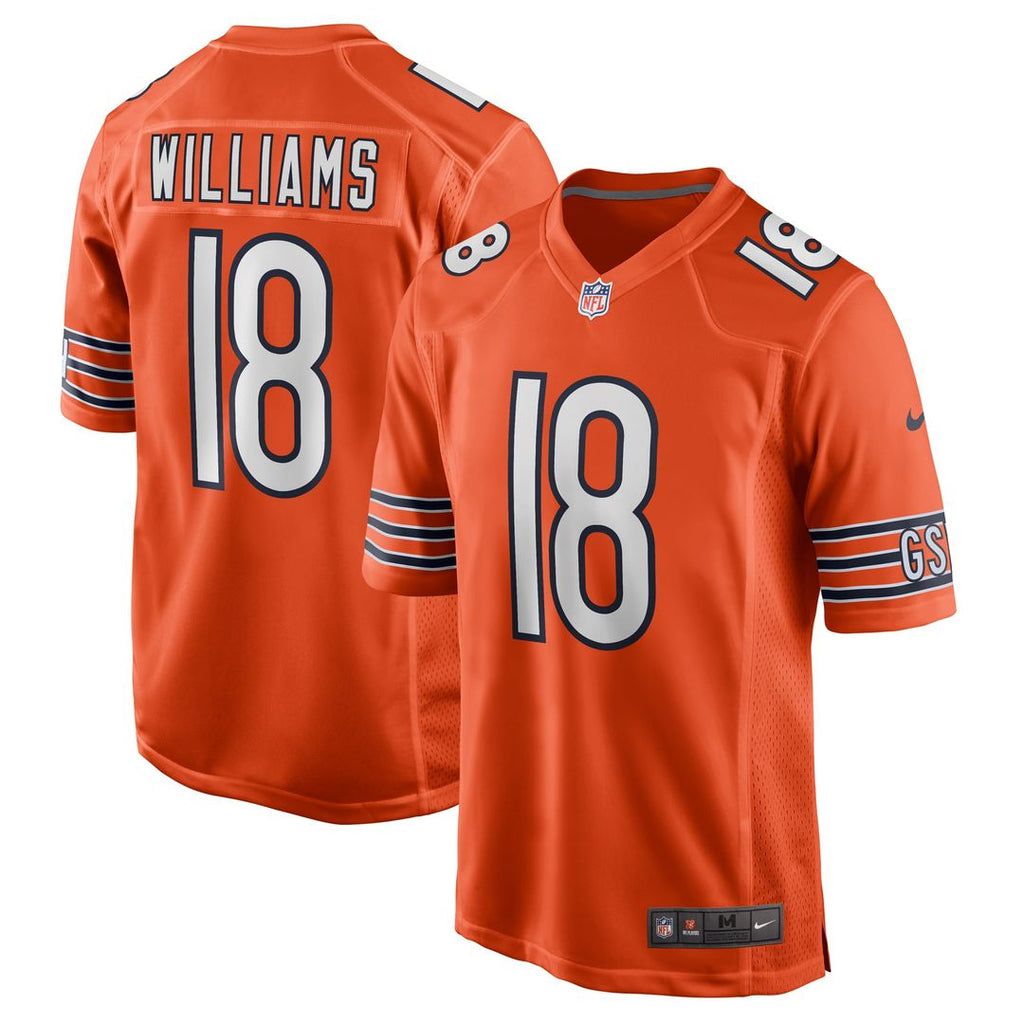 Chicago Bears Caleb Williams Nike Orange Alternate Game Jersey