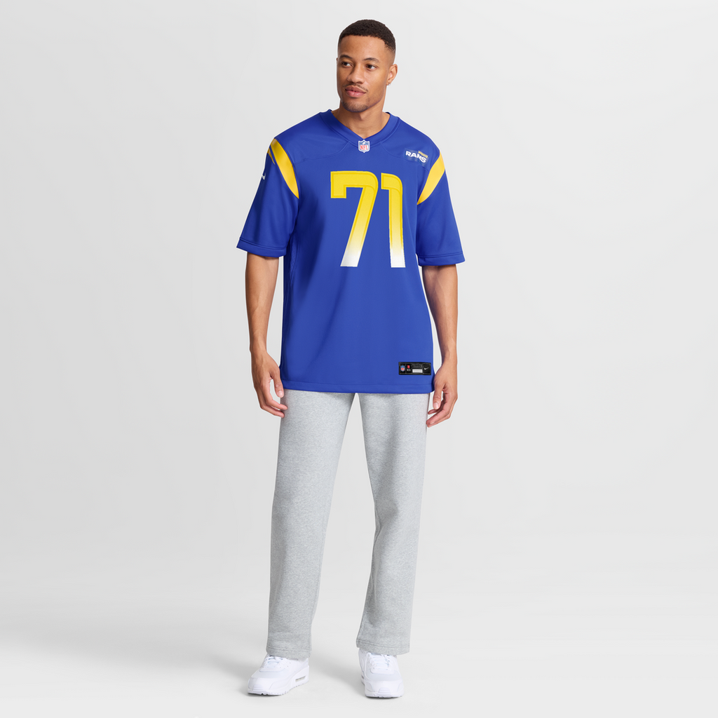Los Angeles Rams Warren McClendon Jr. Nike Royal Game Jersey