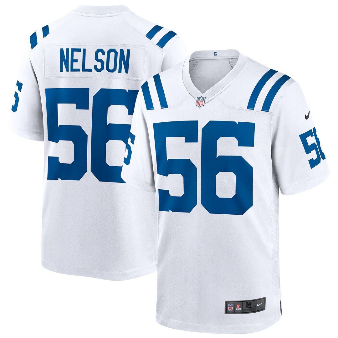 Indianapolis Colts Quenton Nelson Nike White Game Jersey