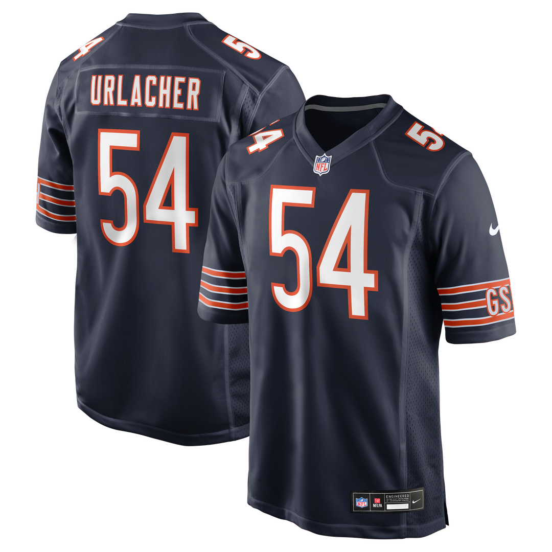 Chicago Bears Brian Urlacher Nike White Retired Game Jersey