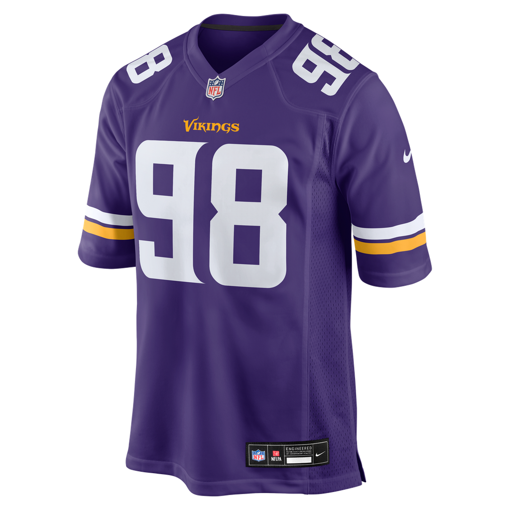 Minnesota Vikings Bo Richter Nike Purple Game Jersey
