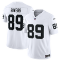 Las Vegas Raiders Brock Bowers Nike White Vapor FUSE Stitched Limited Jersey
