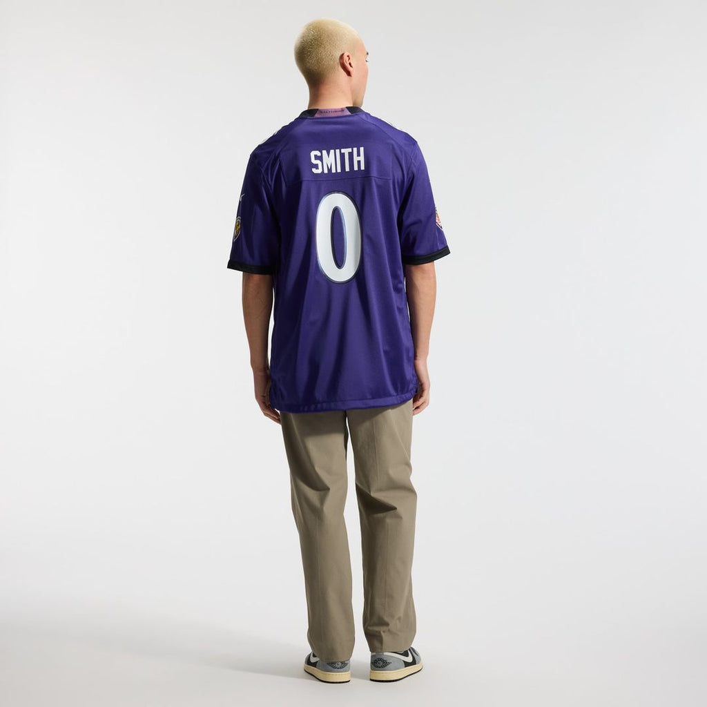 Baltimore Ravens Roquan Smith Nike Purple Game Jersey