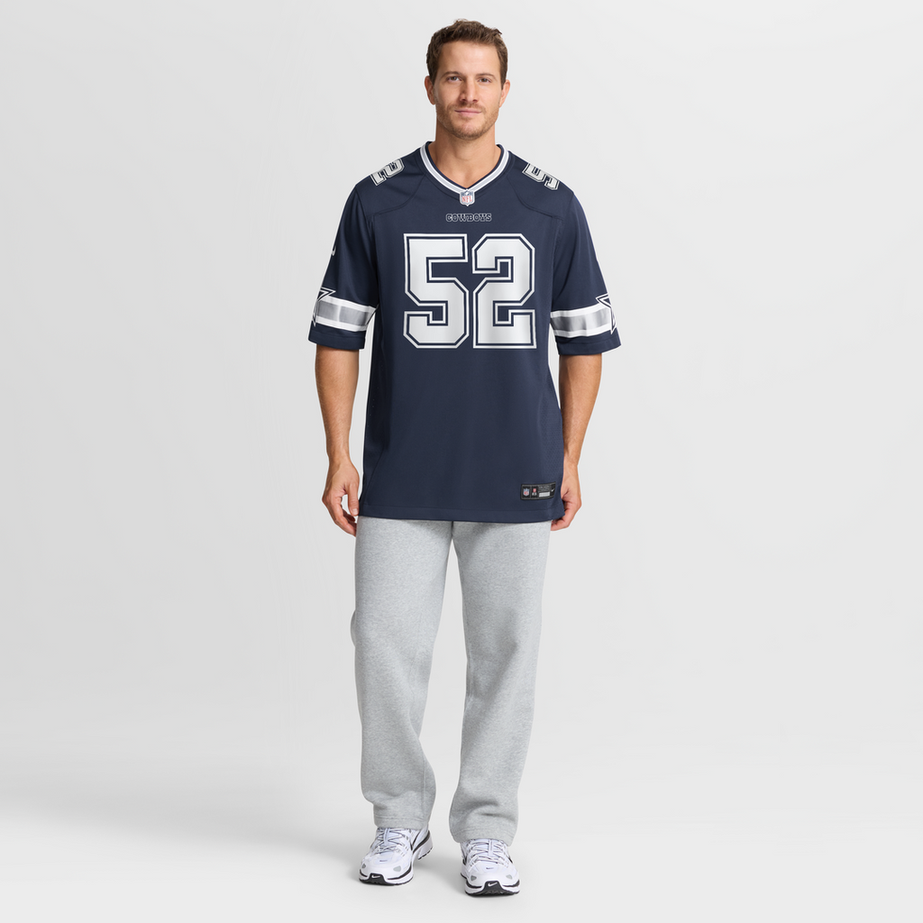 Dallas Cowboys Tyler Booker Nike Navy Game Jersey