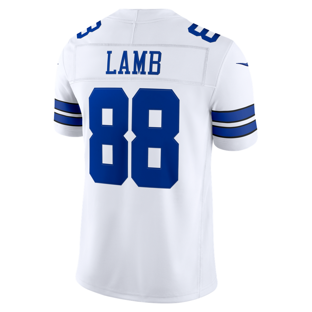 Dallas Cowboys CeeDee Lamb Nike White Vapor FUSE Stitched Limited Jersey