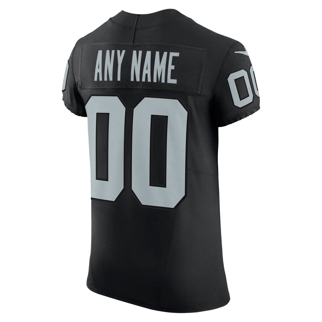 Las Vegas Raiders Nike Black Vapor FUSE Elite Custom Jersey