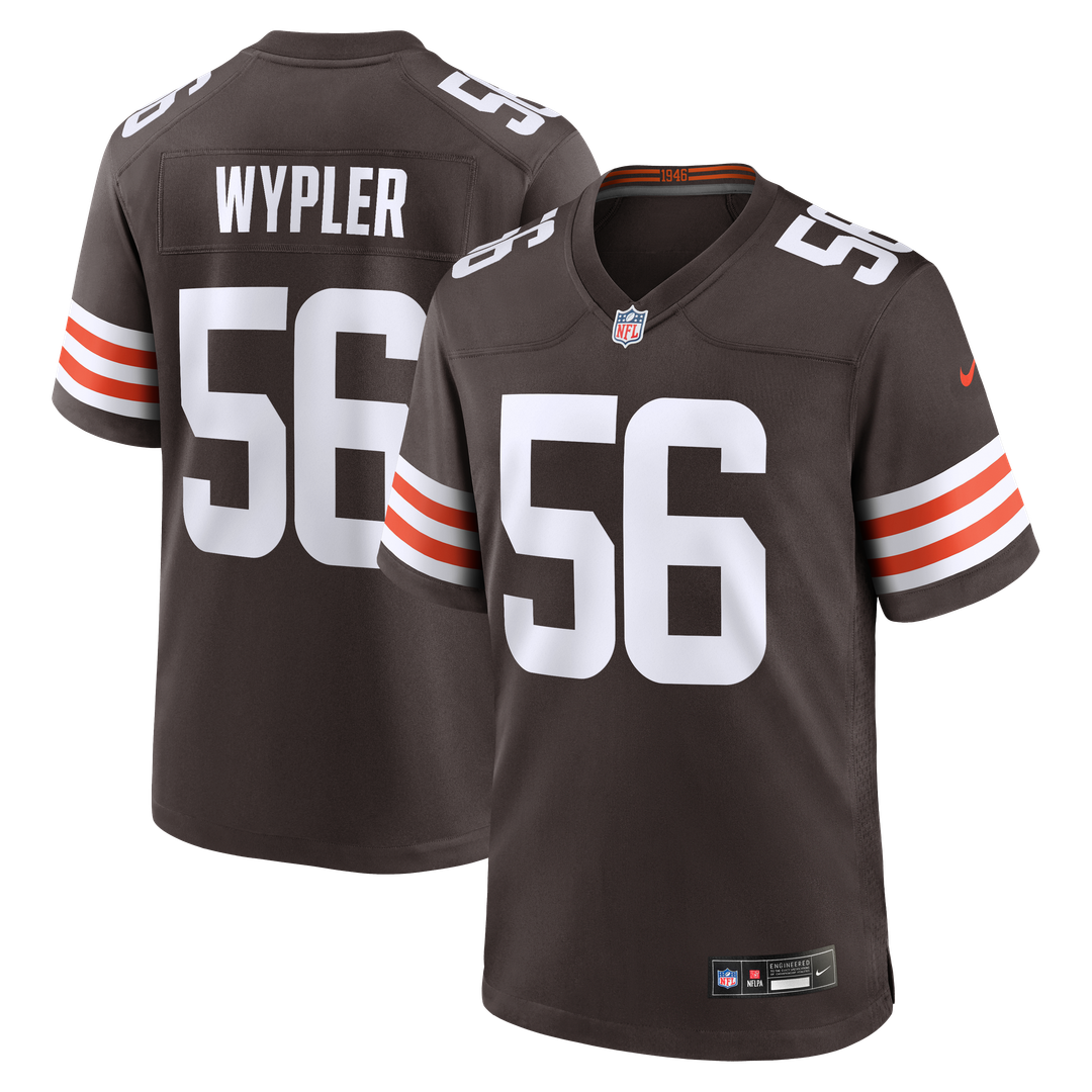 Cleveland Browns Luke Wypler Nike Brown Game Jersey