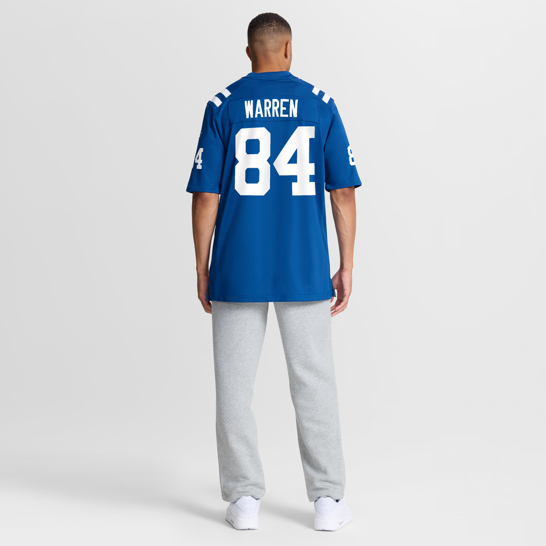 Indianapolis Colts Tyler Warren Nike Royal Game Jersey