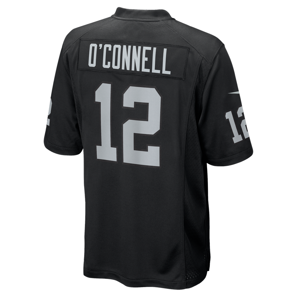 Las Vegas Raiders Aidan O'Connell Nike Black Game Jersey