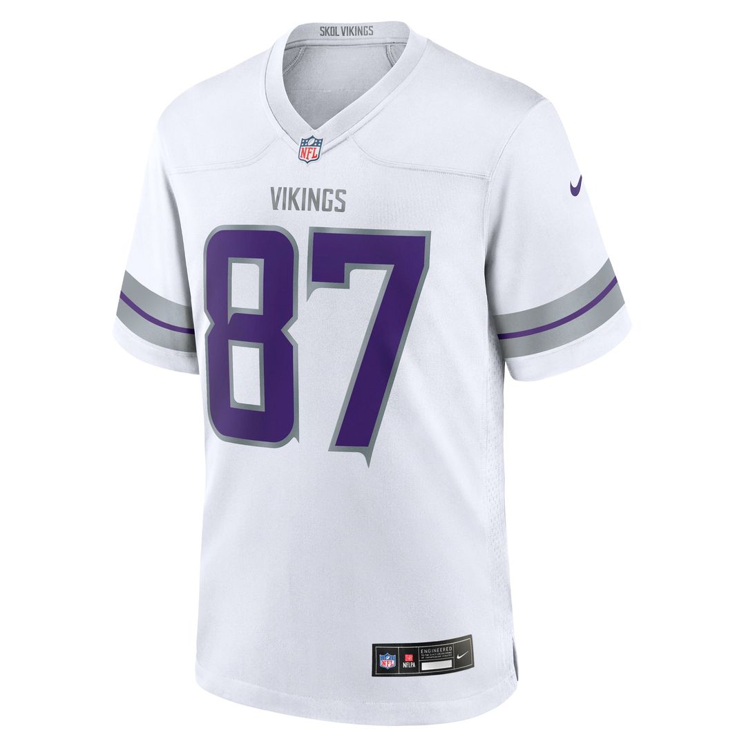 Minnesota Vikings T.J. Hockenson Nike White Alternate Game Jersey