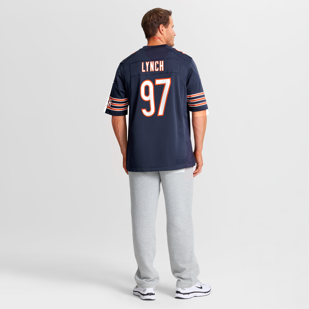 Chicago Bears James Lynch Nike Navy Game Jersey