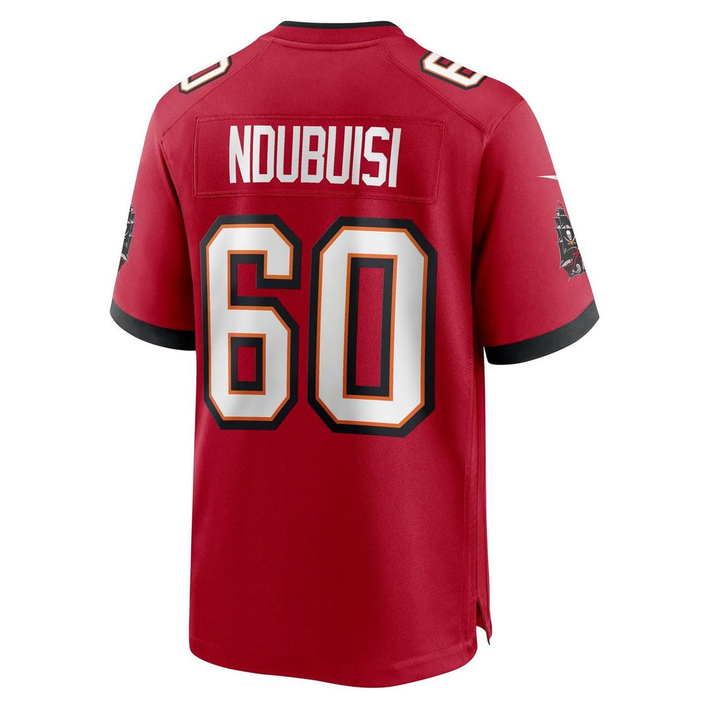 Tampa Bay Buccaneers Haggai Ndubuisi Nike Red Game Jersey