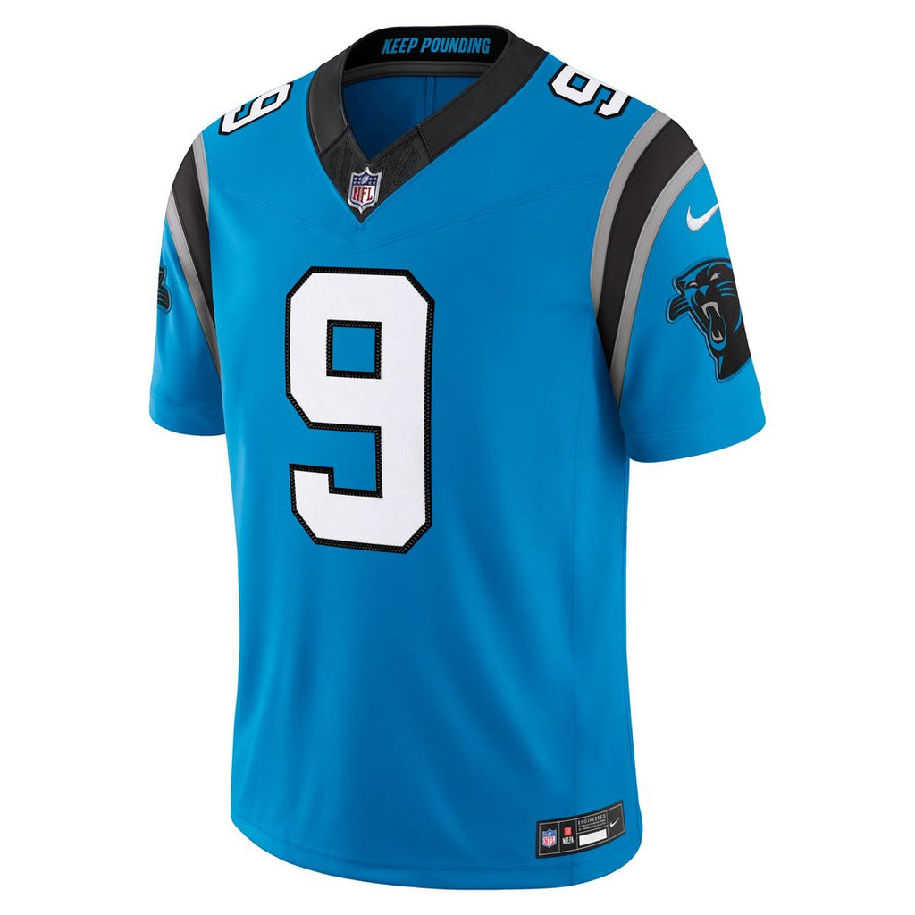 Carolina Panthers Bryce Young Nike Blue Alternate Vapor FUSE Stitched Limited Jersey