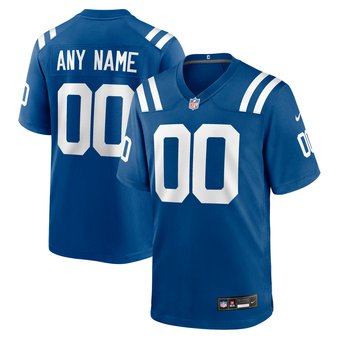 Nike Indianapolis Colts Royal Custom Jersey