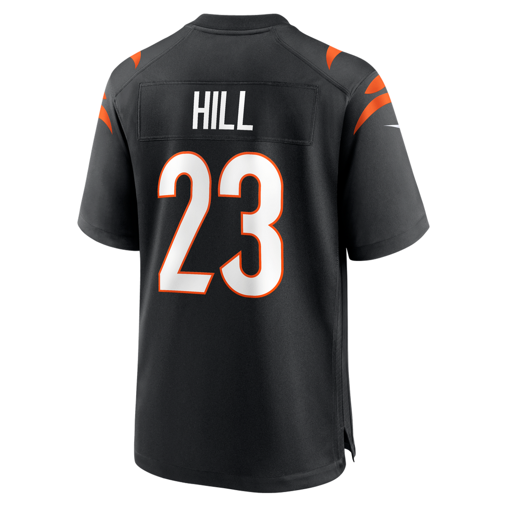 Cincinnati Bengals Daxton Hill Nike Black Game Jersey