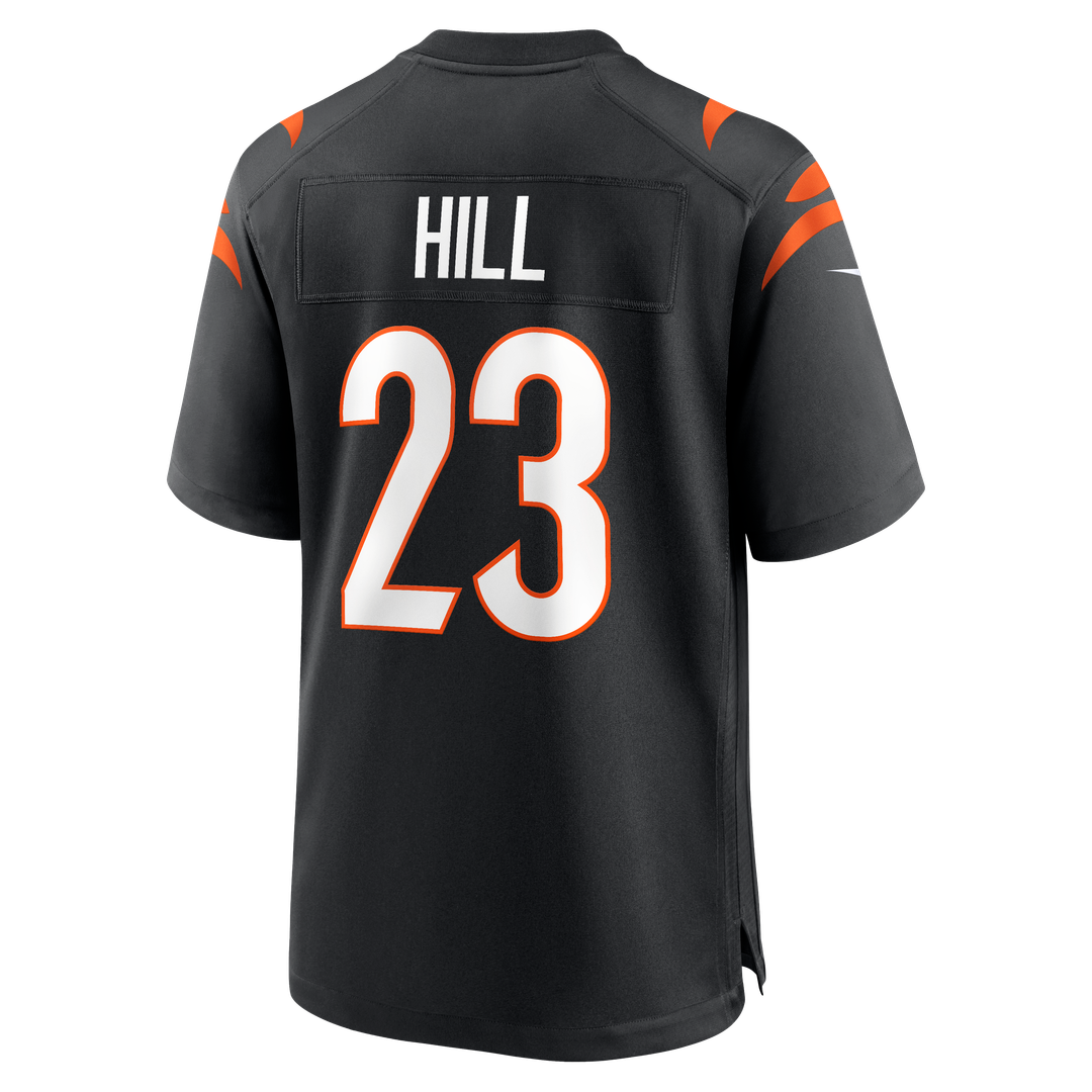 Cincinnati Bengals Daxton Hill Nike Black Game Jersey