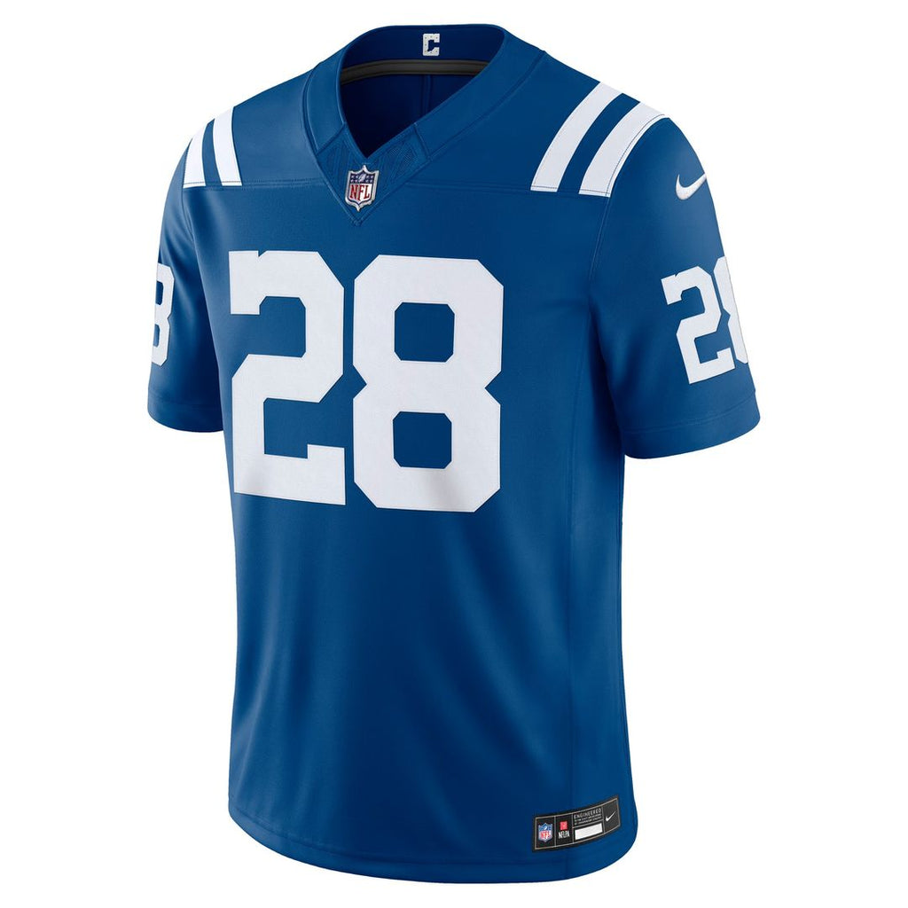 Indianapolis Colts Jonathan Taylor Nike White Vapor FUSE Stitched Limited Jersey