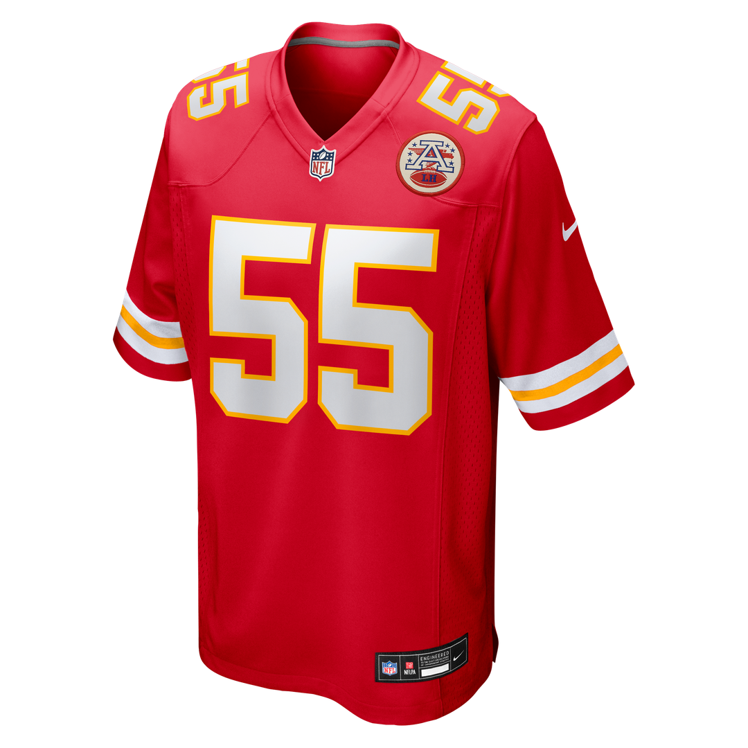Kansas City Chiefs Omarr Norman - Lott Nike Red Game Jersey