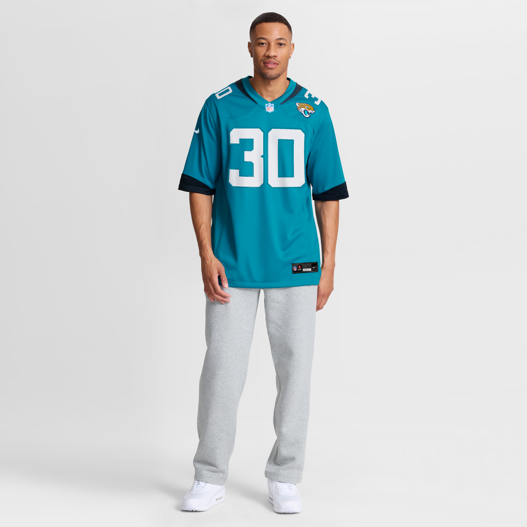 Jacksonville Jaguars Montaric Brown Nike Teal Game Jersey