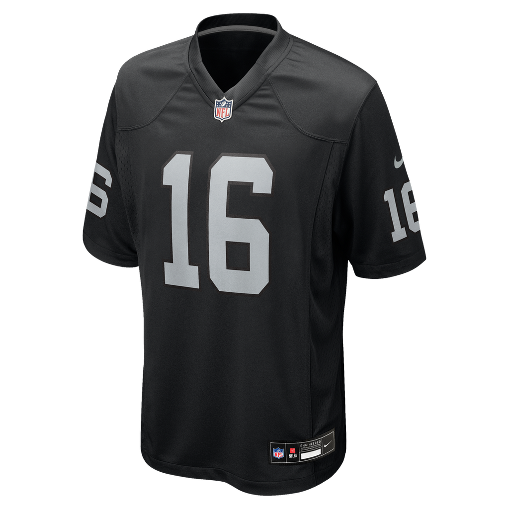 Las Vegas Raiders Jim Plunkett Nike Black Retired Player Game Jersey