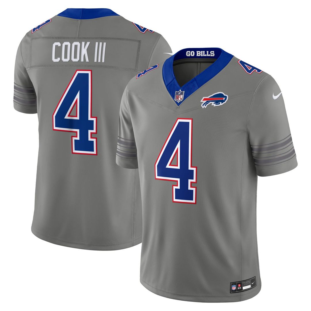 Buffalo Bills James Cook III Nike Royal Team Vapor FUSE Stitched Limited Jersey